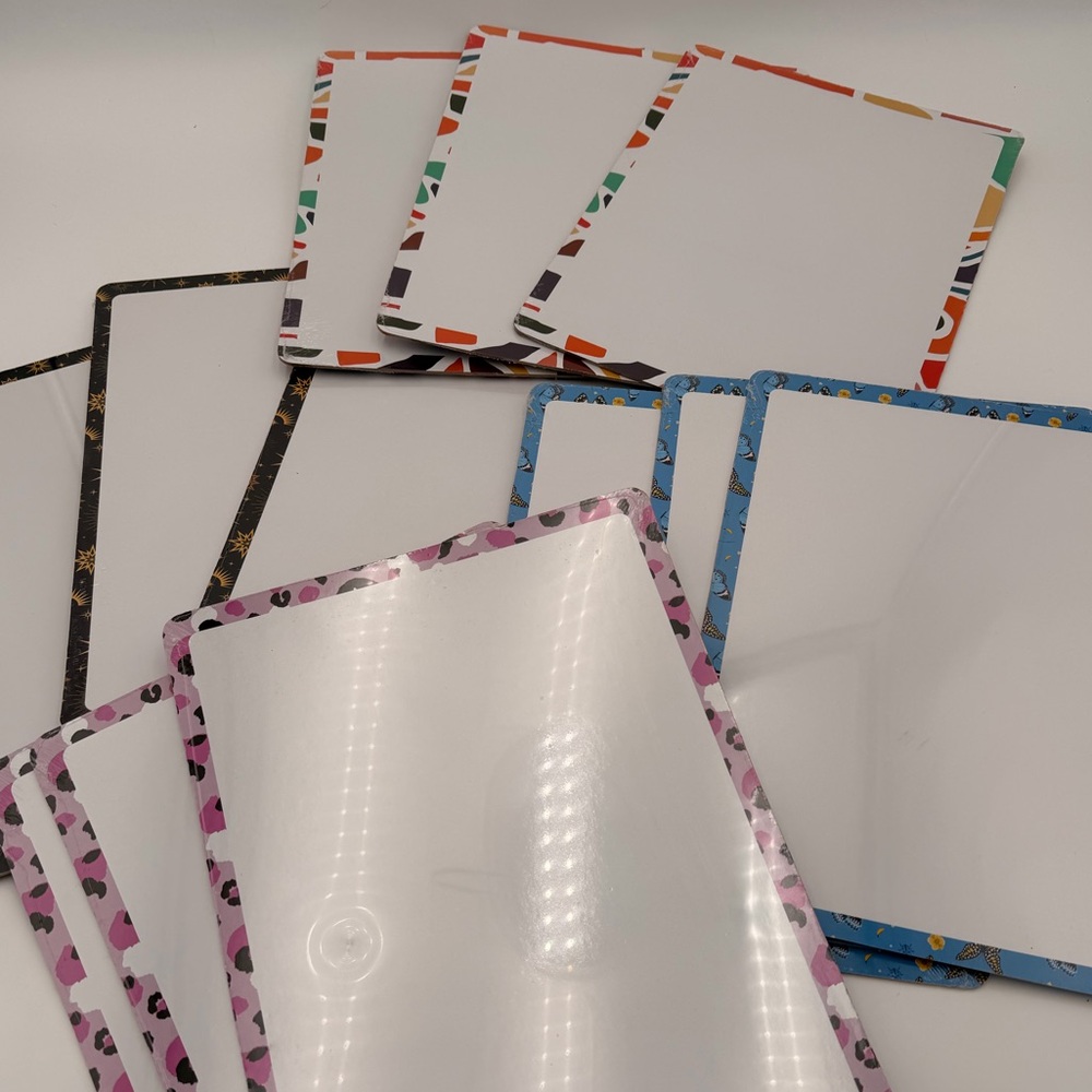 12 Pack Dry-erase Boards